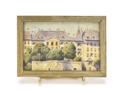Vue de ville
Aquarelle
9 x 13.5 cm