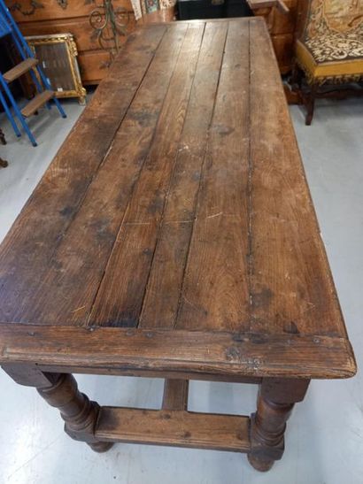 Table de ferme
H : 76 cm
181 x 70 cm
Accidents...