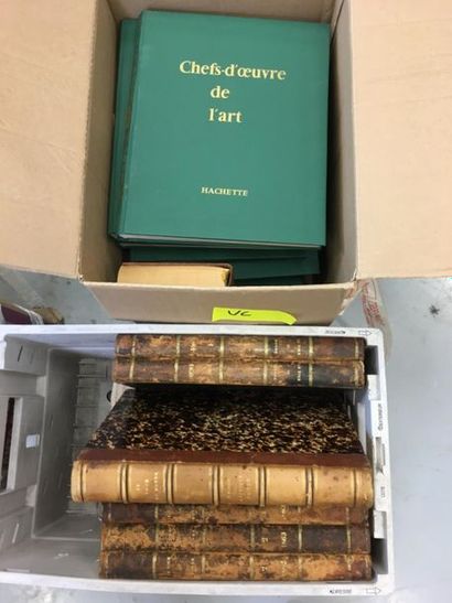 2 cartons de livres dont livres reliés