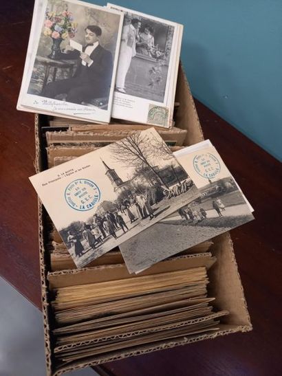 albums de cartes postales anciennes et Semi...