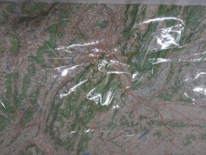 Carte IGN en relief Chartreuse Belledonne
105...