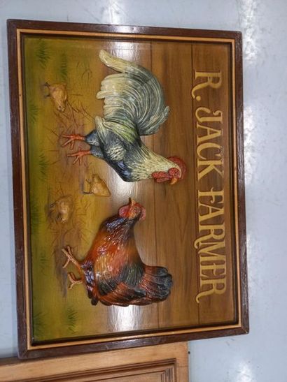 Panneau en bois sculpté (une fente)
Joint...