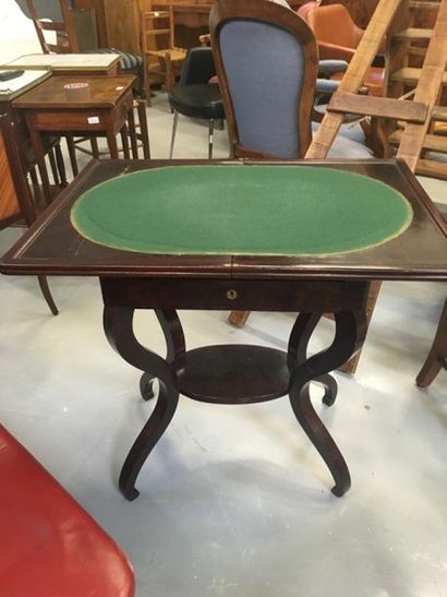 Table à jeux plateau portefeuille 
Epoque...