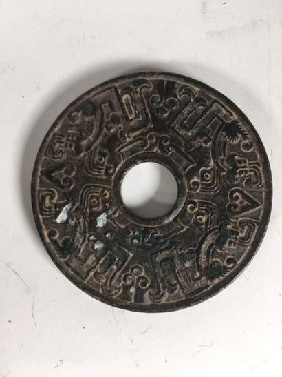 Disque Bi en pierre dure
D : 8.5 cm