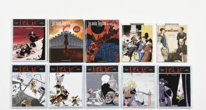 A batch of 10 albums, including



SNOW (volumes...
