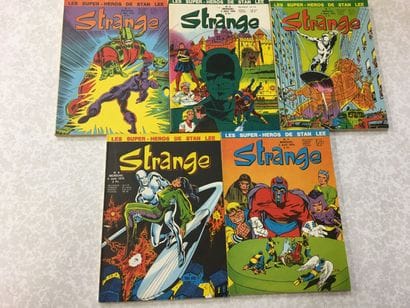 STRANGE. N°3, 4, 5, 6, 8 (Mars 1970/Août...
