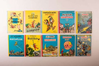 SPIROU and FANTASIO 20 albums in round spine...