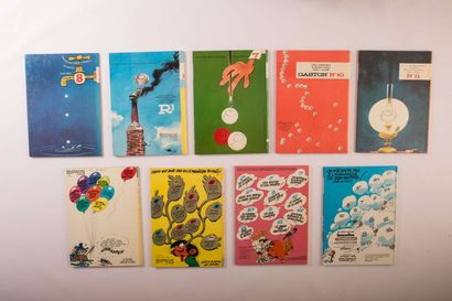 GASTON LAGAFFE 9 albums, 6 of which are filmed...