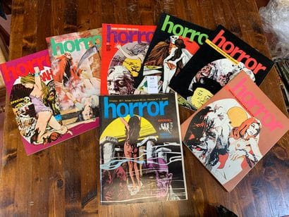 Horror. Un ensemble de 7 volumes.