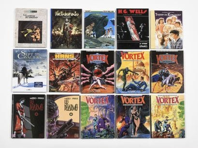 Un lot de 15 albums cartonnés, dont



VORTEX...