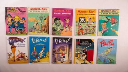 A batch of 10 albums, including



Titeuf...