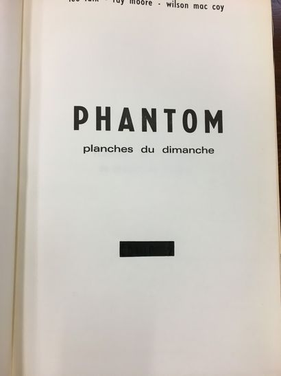 FALK and MOORE: The Phantom. Plates of the...