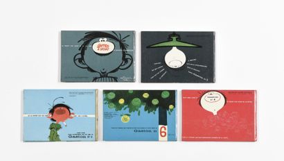GASTON LAGAFFE the 5 albums in small Italian...