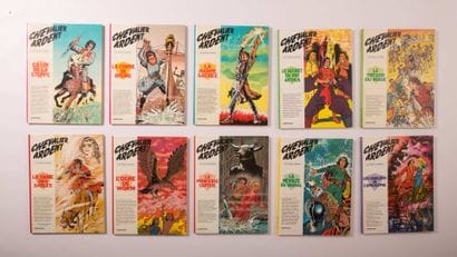 Chevalier ARDENT Casterman edition. 10 albums,...