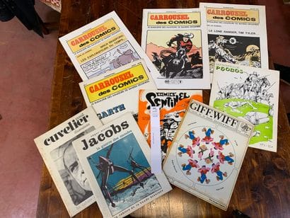 Un ensemble de 9 revues diverses, dont :...