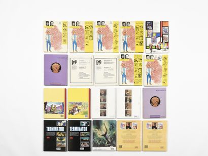 Un lot de 20 albums cartonnés et souples,...