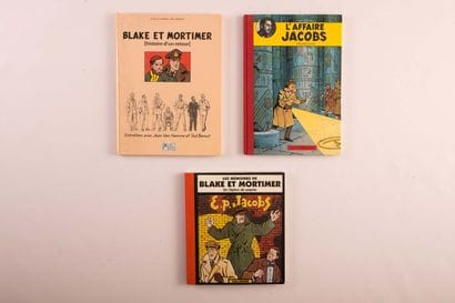 Edgar-P JACOBS BLAKE and MORTIMER. 3 albums...