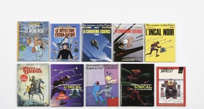 A batch of 10 Albums, including



MOEBIUS



Incal...