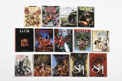 Un lot de 15 albums cartonnés, dont



RAPACES...