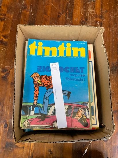 Le journal de Tintin : 1 carton.