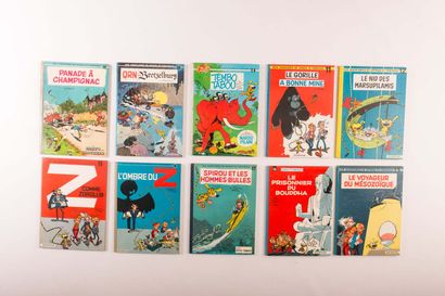 SPIROU and FANTASIO 20 albums in round spine...