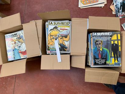 A Suivre. 3 cartons, dont, début de séri...