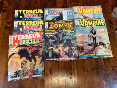 Terreur de Dracula, numéros 1, 2 et 3 ; Histoire...