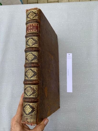 Les oeuvres de Messires le Bret. 1 volume...