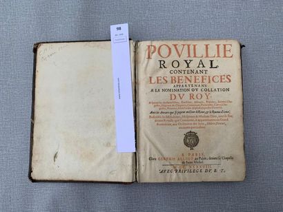 Pouillié. Royal contenant les bénéfices appartenant...