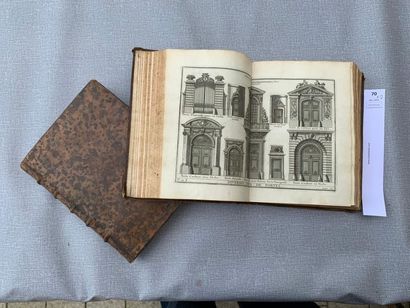 Daviler. Cours d'architecture. 2 volumes....