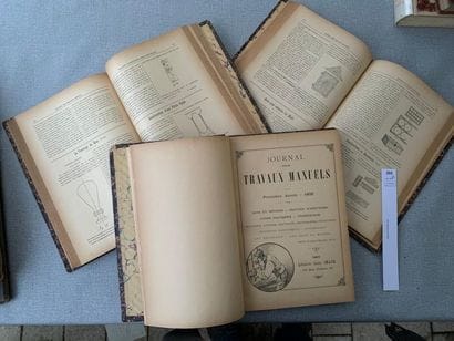 Journal des travaux manuels. 3 volumes in-4...