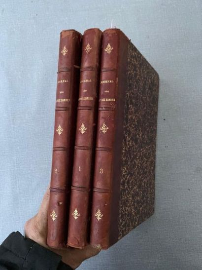Journal des travaux manuels. 3 volumes in-4...