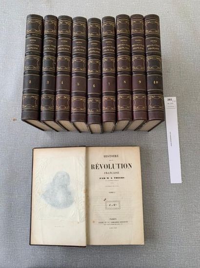 Thiers. Histoire de la Révolution Française....