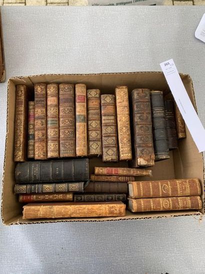 Un ensemble de 23 volumes XVIIIe / XIXe.