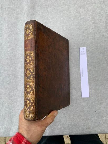 Helvétius. De l'esprit. Paris,1758. 1 volume...