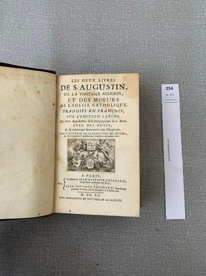 Les 2 livres de Saint Augustin : De la véritable...