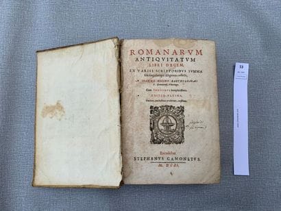 Jean Rosino. Romanarum Antiquitatum.1611....