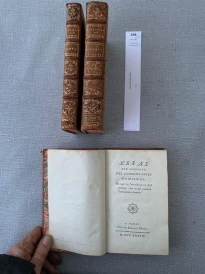 Condillac Essai sur l'origine des connaissances...