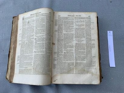 Corpus juris canonici. 1 volume in-folio....