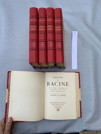 Racine. Théâtre complet illustré de gravures...