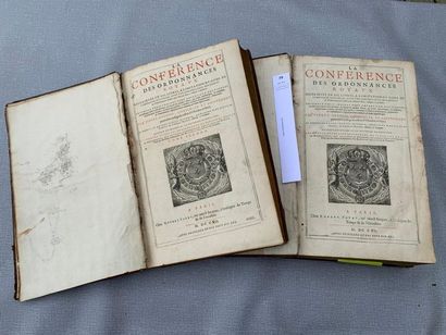 La conférence des ordonnances royaux. 2 volumes...