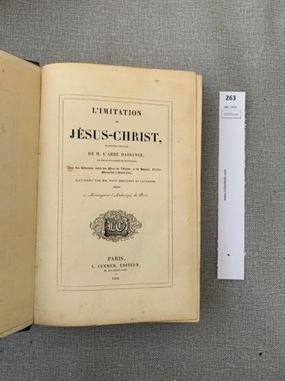 L'imitation de Jésus-Christ. Curmer. Paris,...