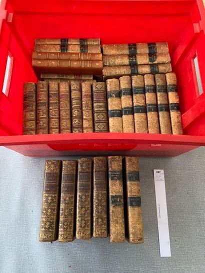 Un ensemble de 28 livres reliés XVIIIe/XIXe,...