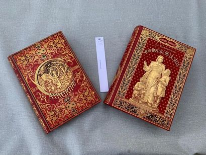 Un ensemble de 2 volumes XIXe bien reliés :...
