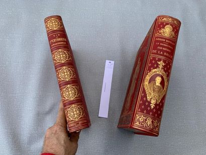 Un ensemble de 2 volumes XIXe bien reliés :...