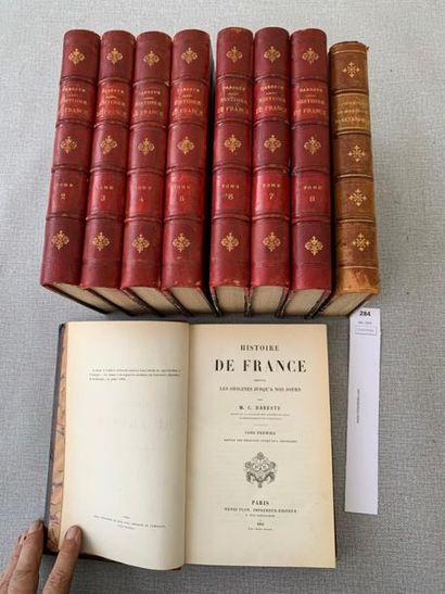 Dareste. Histoire de France (8 volumes complet)...