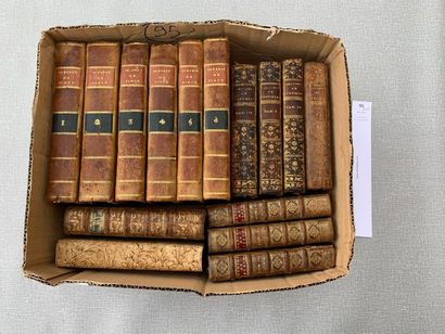 Un ensemble de 15 volumes reliés XVIIIe,...