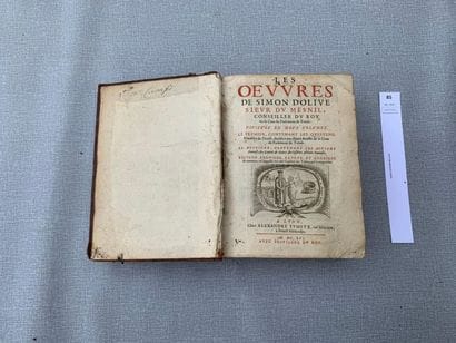 Les oeuvres de Simon d'Olive, Sieur du Mesnil....