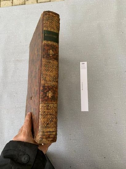 Missale cisterciense. 1 volume in-folio....