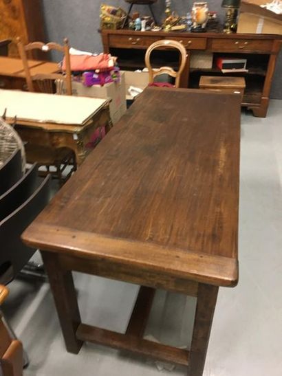Table de ferme avec un tiroir
h : L : 180...